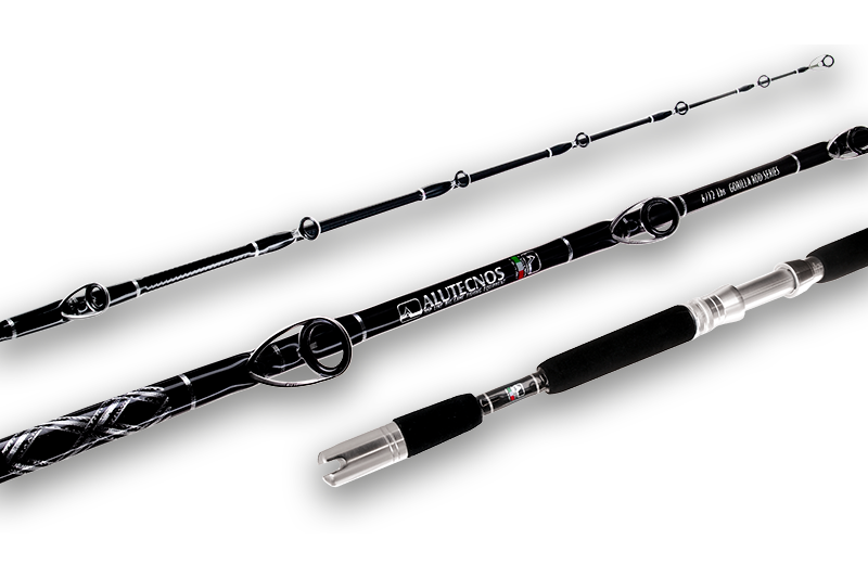 Gorilla rods series, stand-up fishing rods - Alutecnos